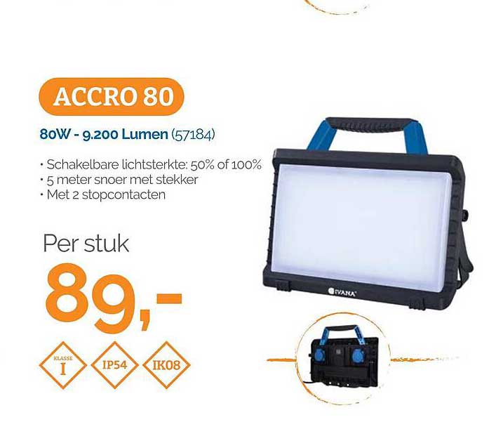 ACCRO 80 80W - 9.200 Lumen (57184)