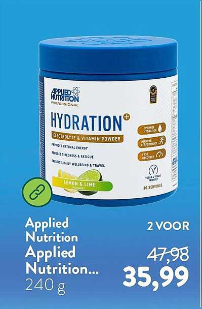 Applied Nutrition Hydration+ 240 g 2 VOOR