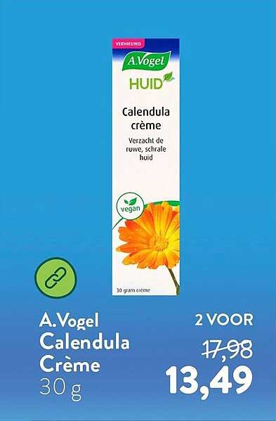 A.Vogel Calendula Crème 30 g 2 VOOR