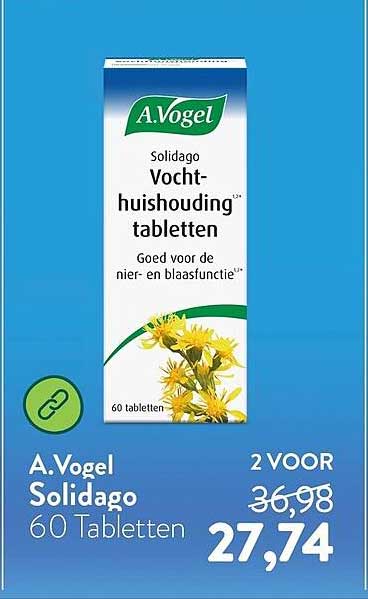 A.Vogel Solidago 60 Tabletten 2 VOOR