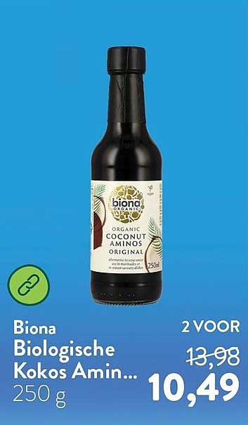 Biona Biologische Kokos Amin... 250 g 2 VOOR