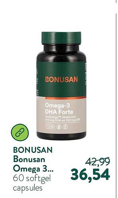 BONUSAN Bonusan Omega 3... 60 softgel capsules