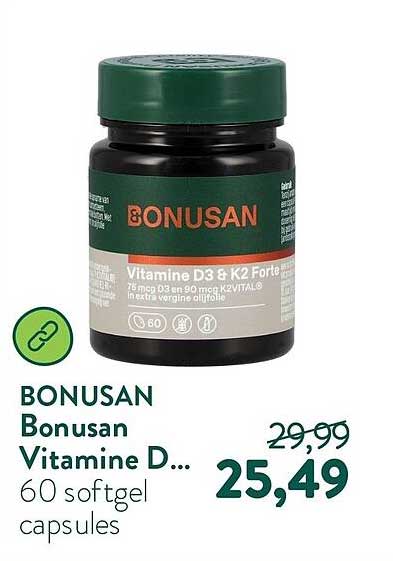 BONUSAN Bonusan Vitamine D... 60 softgel capsules