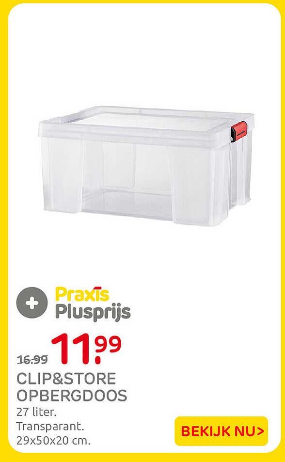 CLIP&STORE OPBERGDOOS