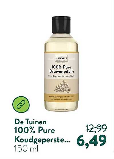 De Tuinen 100% Pure Koudgeperste… 150 ml