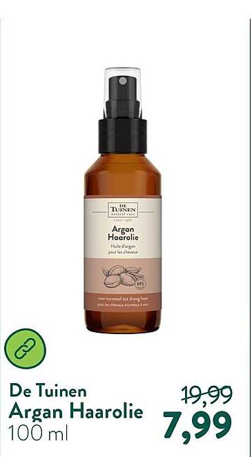 De Tuinen Argan Haarolie 100 ml