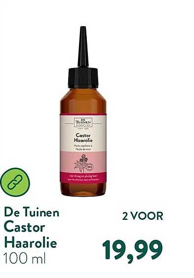 De Tuinen Castor Haarolie 100 ml 2 VOOR