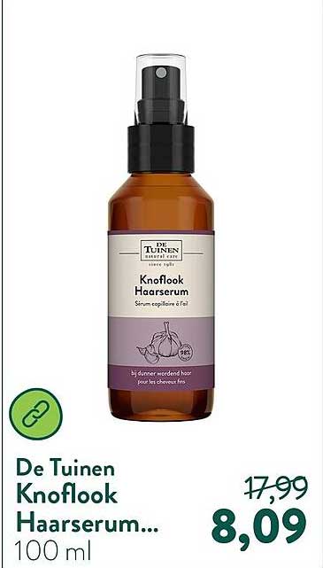 De Tuinen Knoflook Haarserum...