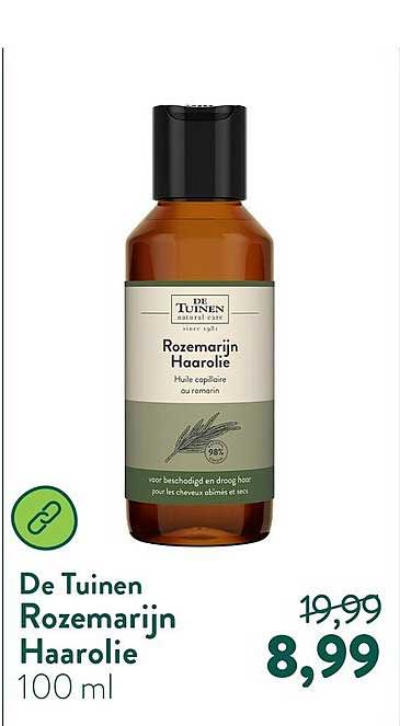 De Tuinen Rozemarijn Haarolie 100 ml