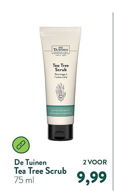 De Tuinen Tea Tree Scrub 75 ml