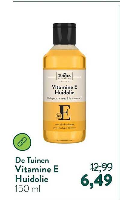 De Tuinen Vitamine E Huidolie 150 ml