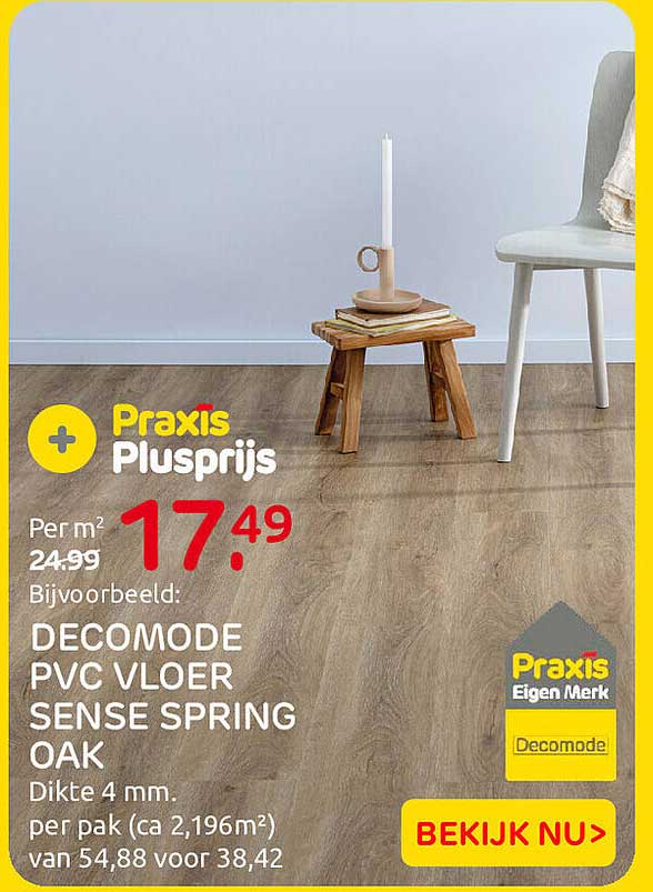 DECOMODE PVC VLOER SENSE SPRING OAK