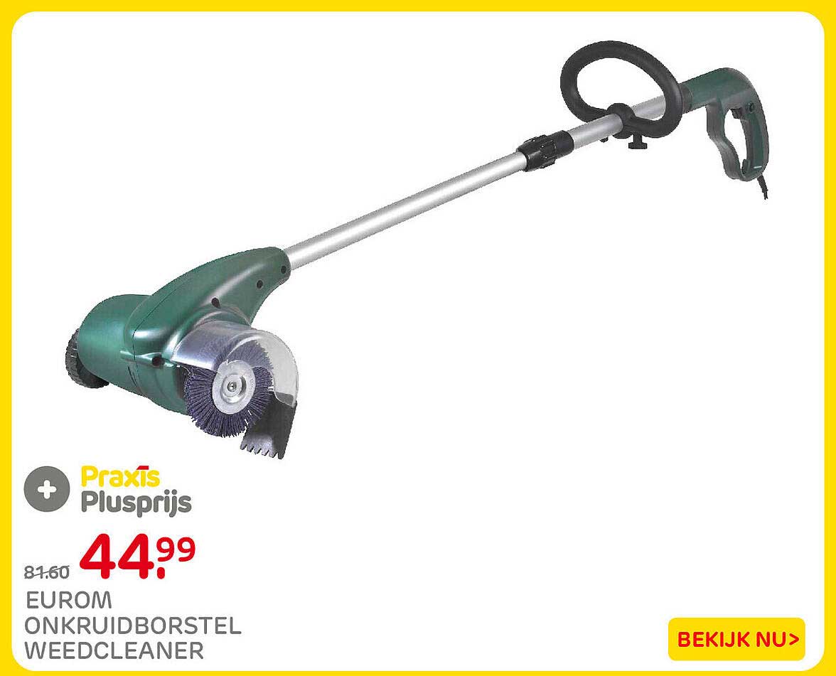 EUROM ONKRUIDBORSTEL WEEDCLEANER