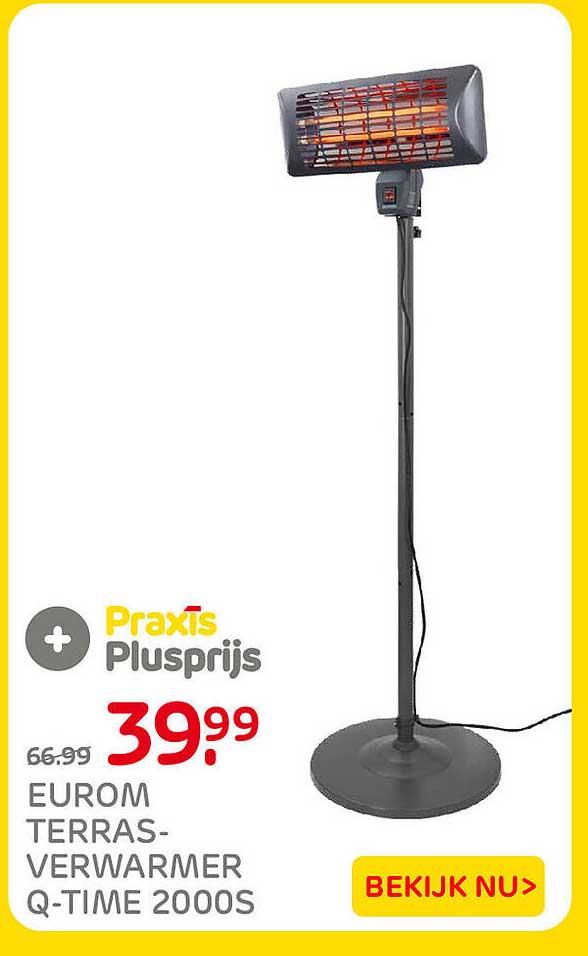 EUROM TERRAS-VERWARMER Q-TIME 2000S