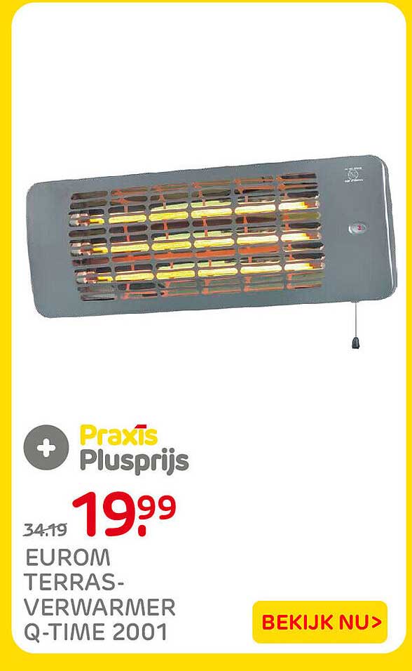 Eurom terrasverwarmer Q-time 2001