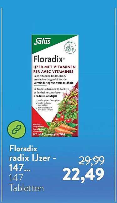 Floradix radix IJzer - 147 Tabletten