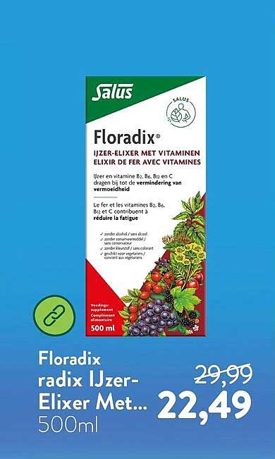 Floradix radix IJzer-Elixer Met... 500ml
