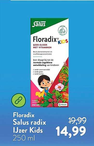 Floradix Salus radix Ijzer Kids 250 ml