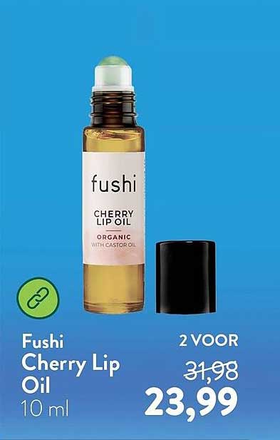 Fushi Cherry Lip Oil 10 ml 2 VOOR