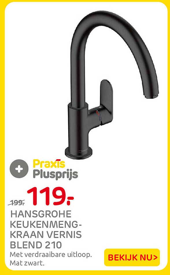 HANSGROHE KEUKENMENG-KRAAN VERNIS BLEND 210