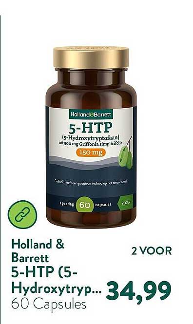 Holland & Barrett 5-HTP (5-Hydroxytrypt... 60 Capsules 2 VOOR