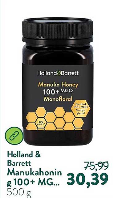 Holland & Barrett Manukahoning g 100+ MG... 500 g