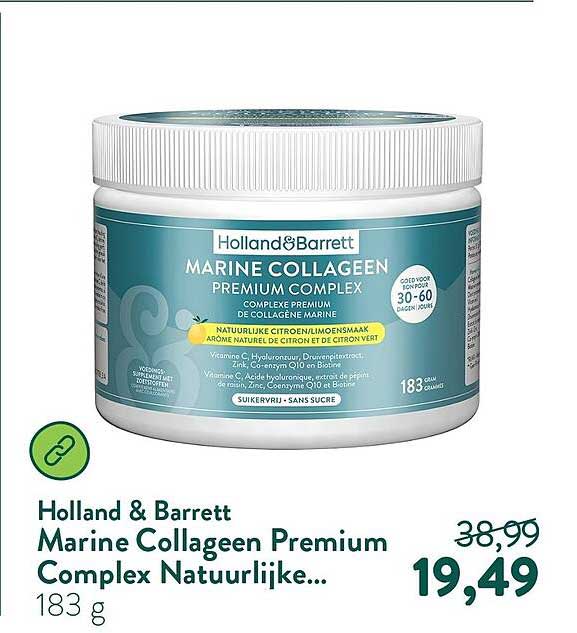 Holland & Barrett Marine Collageen Premium Complex Natuurlijke...