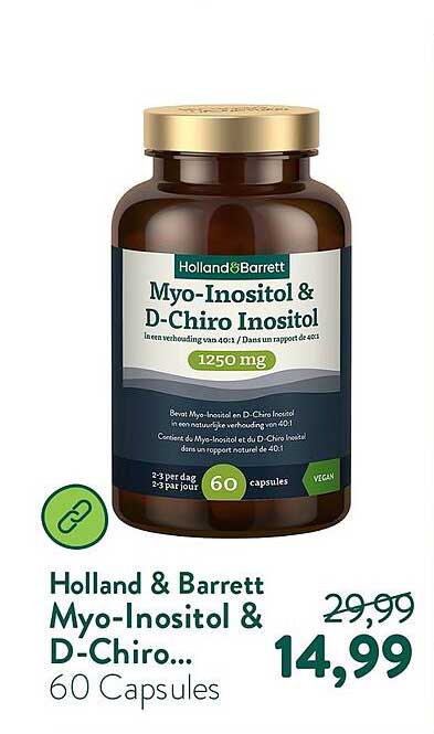 Holland & Barrett Myo-Inositol & D-Chiro... 60 Capsules