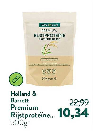 Holland & Barrett Premium Rijstproteïne... 500gr