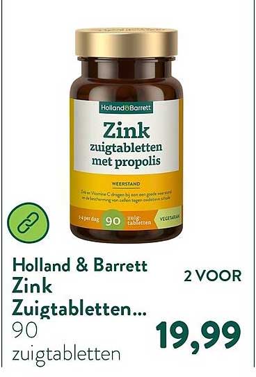 Holland & Barrett Zink Zuigtabletten... 2 VOOR