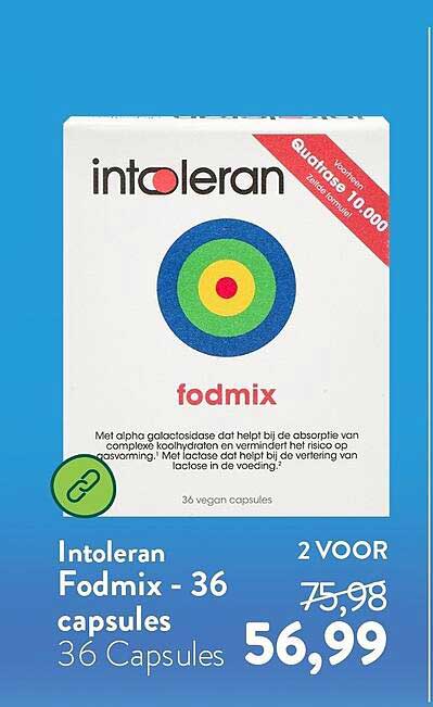 Intoleran Fodmix - 36 capsules 36 Capsules