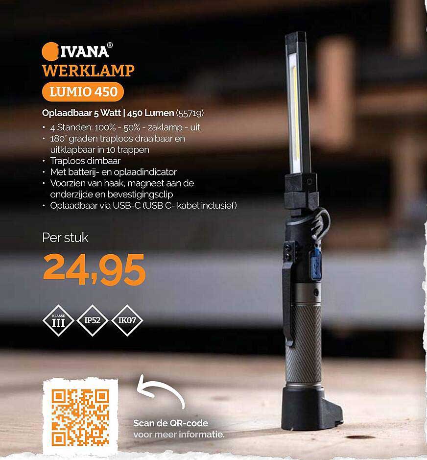 IVANA WERKLAMP LUMIO 450