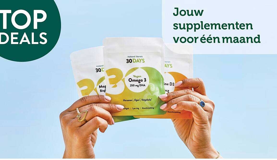 Jouw supplementen voor één maand
