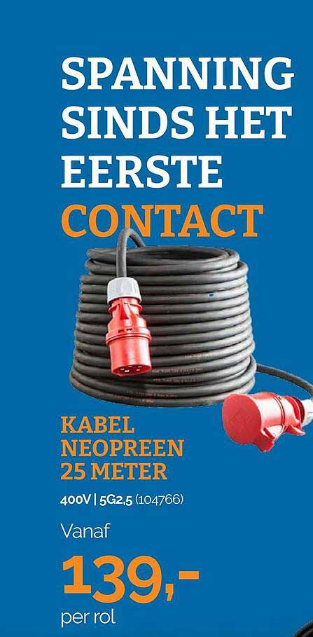 KABEL NEOPREEN 25 METER