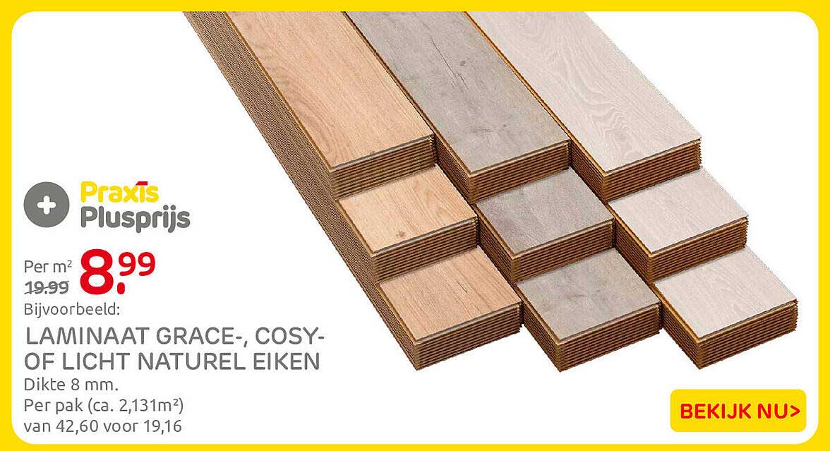 LAMINAAT GRACE-, COSY- OF LICHT NATUREL EIKEN
