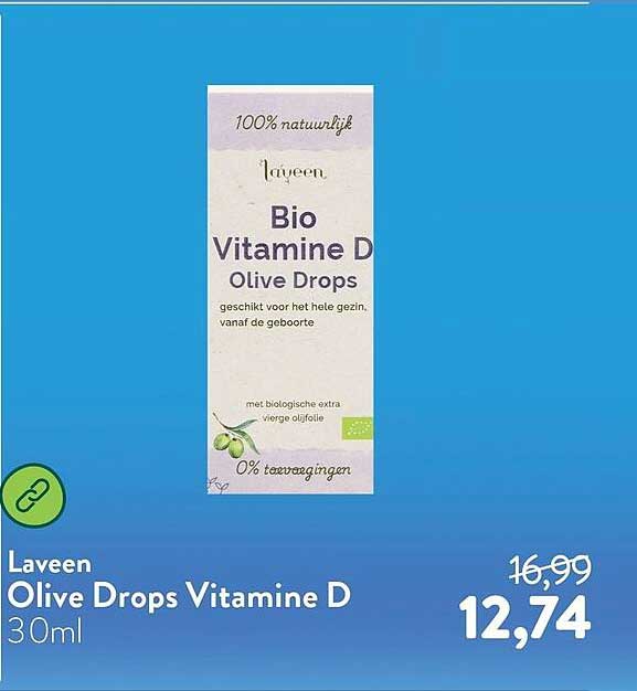Laveen Olive Drops Vitamine D 30ml