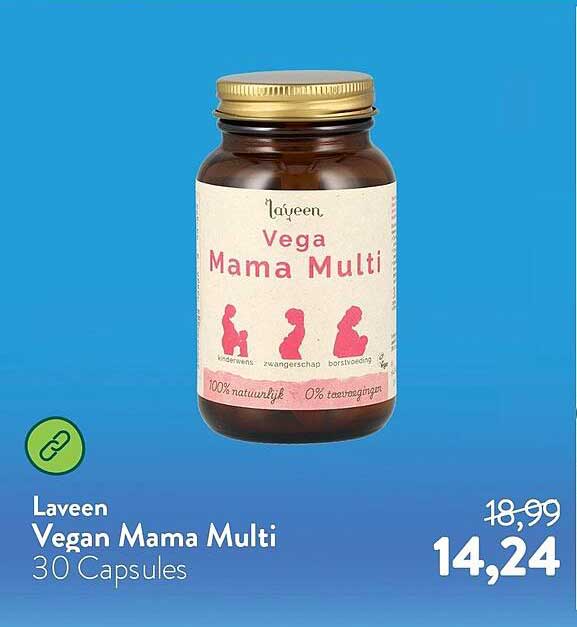 Laveen Vegan Mama Multi 30 Capsules