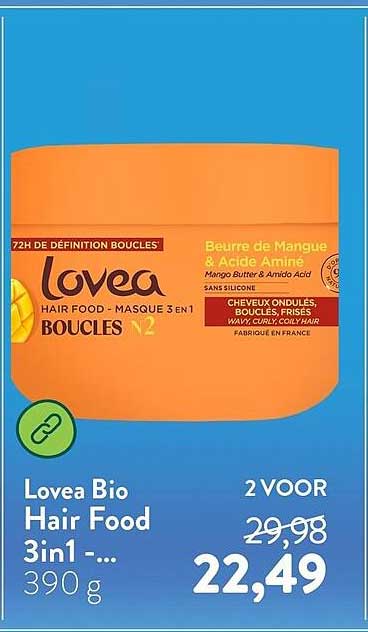 Lovea Bio Hair Food 3in1 -... 390 g 2 VOOR