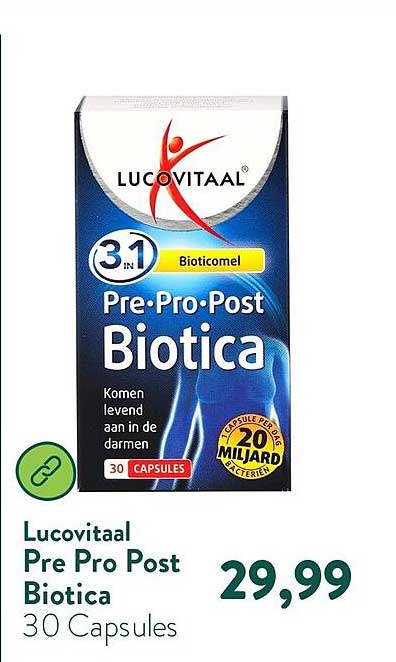 Lucovitaal Pre Pro Post Biotica 30 Capsules