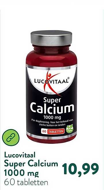 Lucovitaal Super Calcium 1000 mg 60 tabletten
