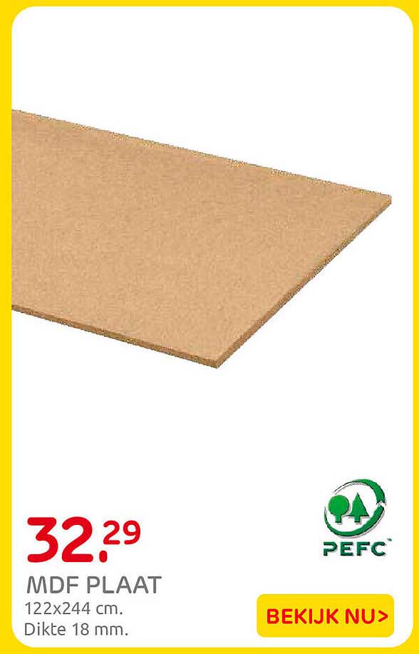 MDF PLAAT