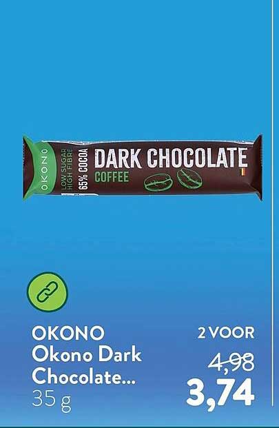 OKONO Okono Dark Chocolate... 35 g 2 VOOR