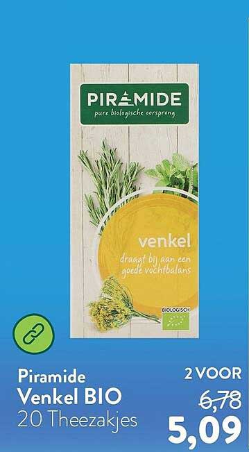 Piramide Venkel BIO 20 Theezakjes