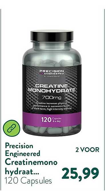 Precision Engineered Creatinemonohydraat... 120 Capsules 2 VOOR