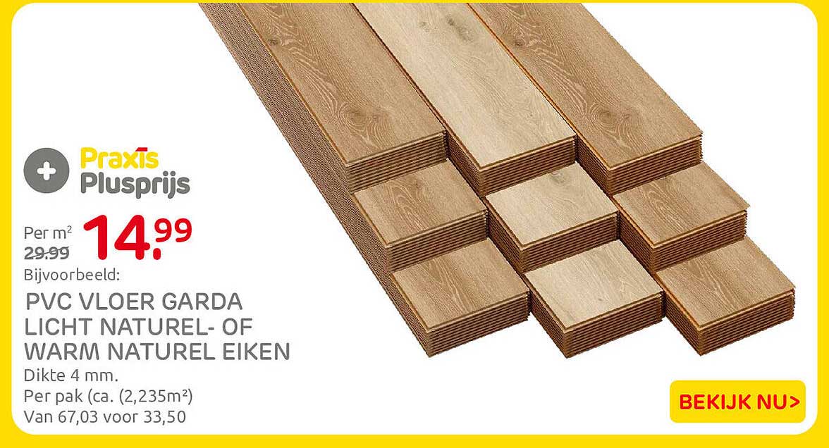 PVC VLOER GARDA LICHT NATUREL- OF WARM NATUREL EIKEN