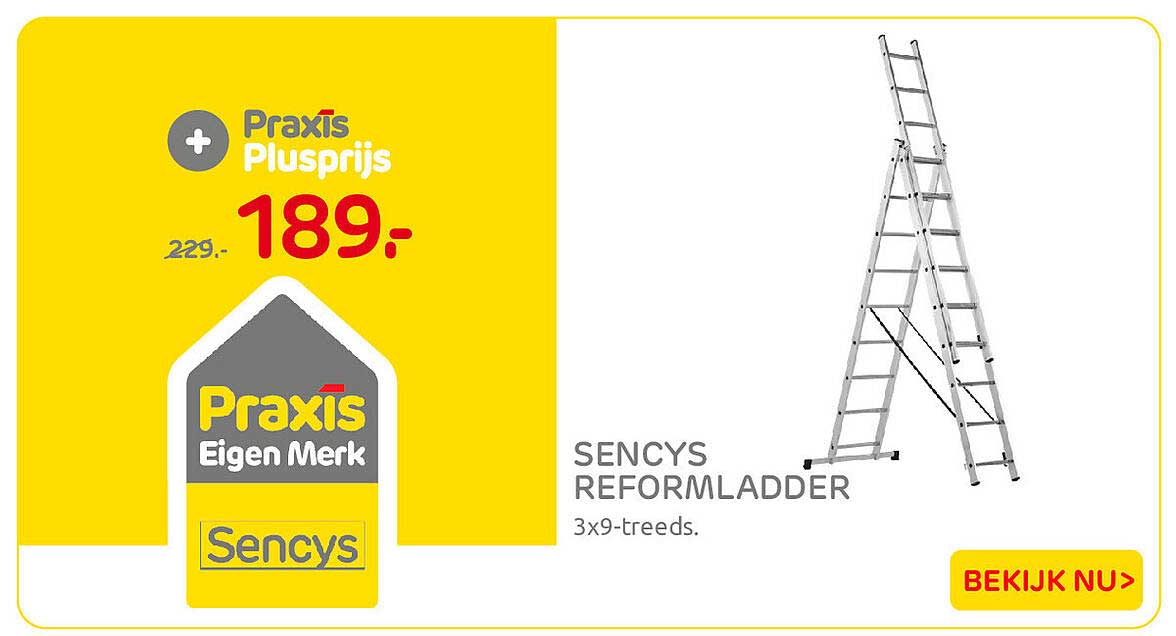 SENCYS REFORMLADDER 3x9-treeds.