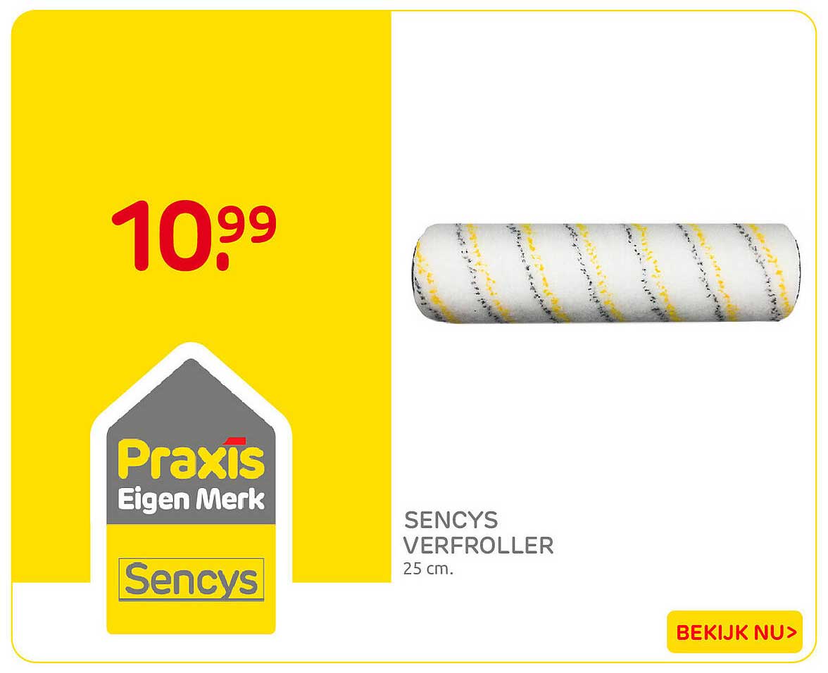 Sencys verroller 25 cm