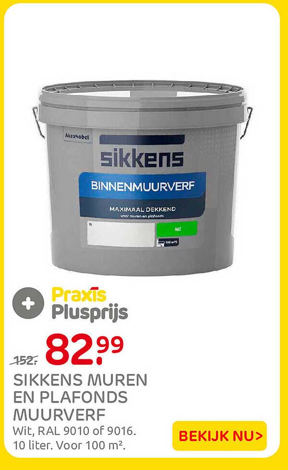 SIKKENS MUREN EN PLAFONDS MUURVERF