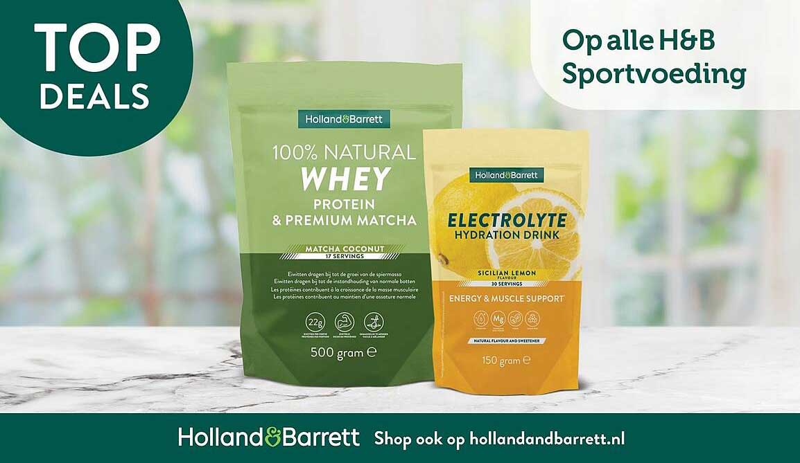 Top deals op alle H&B Sportvoeding