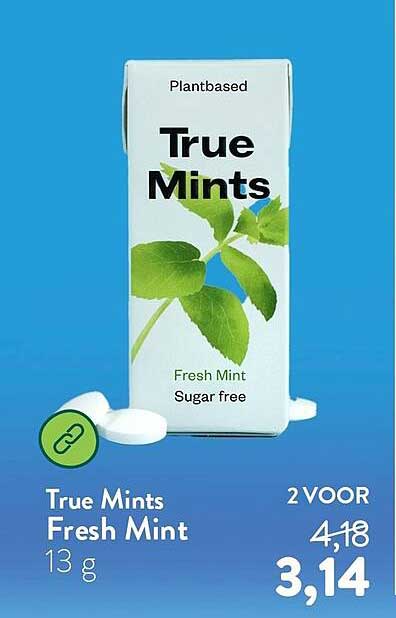 True Mints Fresh Mint 13 g 2 VOOR
